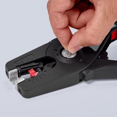 Automatik Abisolierzange PreciStrip16 L.195mm 0,08-16 (AWG 28-5) mm² KNIPEX