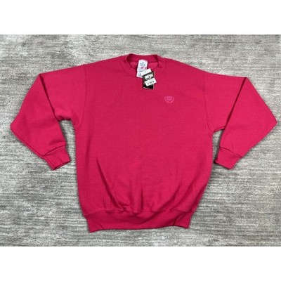 JCPenney Sweatshirt Unisex XL Pink USA Olympic Crew Neck Vintage Embroidered