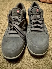 Airwalk Men's Mongo Mid Work Sneaker, US 14M, Charcoal, AW6301