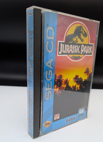 Jurassic Park Sega CD 1993 CIB Complete in Case w/ Manual and Registration Card