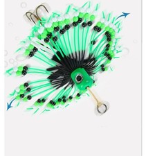 Metal Tairubber Fishing Lure Rubber Skirt Catfish Sea Boating Bait Artificial