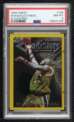 1996-97 Topps Finest Rare Gold Shaquille O'Neal #146 HOF 0ws1