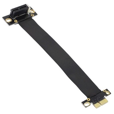 18CM 90 Degree PCIE Extension Cable PCIExpress 3.0 1X Male Female Riser