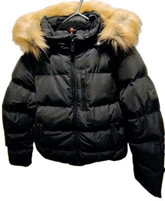 Soul Cal & Co. 2 Zip Herren Schwarz Bubble Jacke Größe UK 2XL Brandneu Mit Etikett