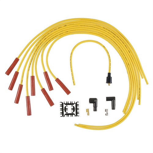 Accel ACL4040 Yellow 8 mm Spark Plug Wire Kit fits V8 Performance Racing Parts - Bild 3 von 10