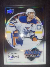 2023-24 Upper Deck Extended Connor McDavid Clear Cut Hockey Heroes #HH-18