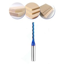 Fresa CNC piatta conica triplo bordo di precisione carburo massiccio per legno