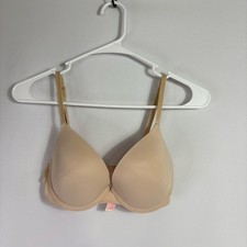 PINK Victoria's Secret Tan T-Shirt Bra 32D Bin4
