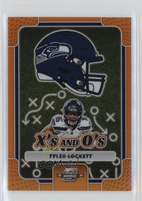2024 Panini Contenders Optic Xs and Os Orange Prizm 9/50 Tyler Lockett 1dl2