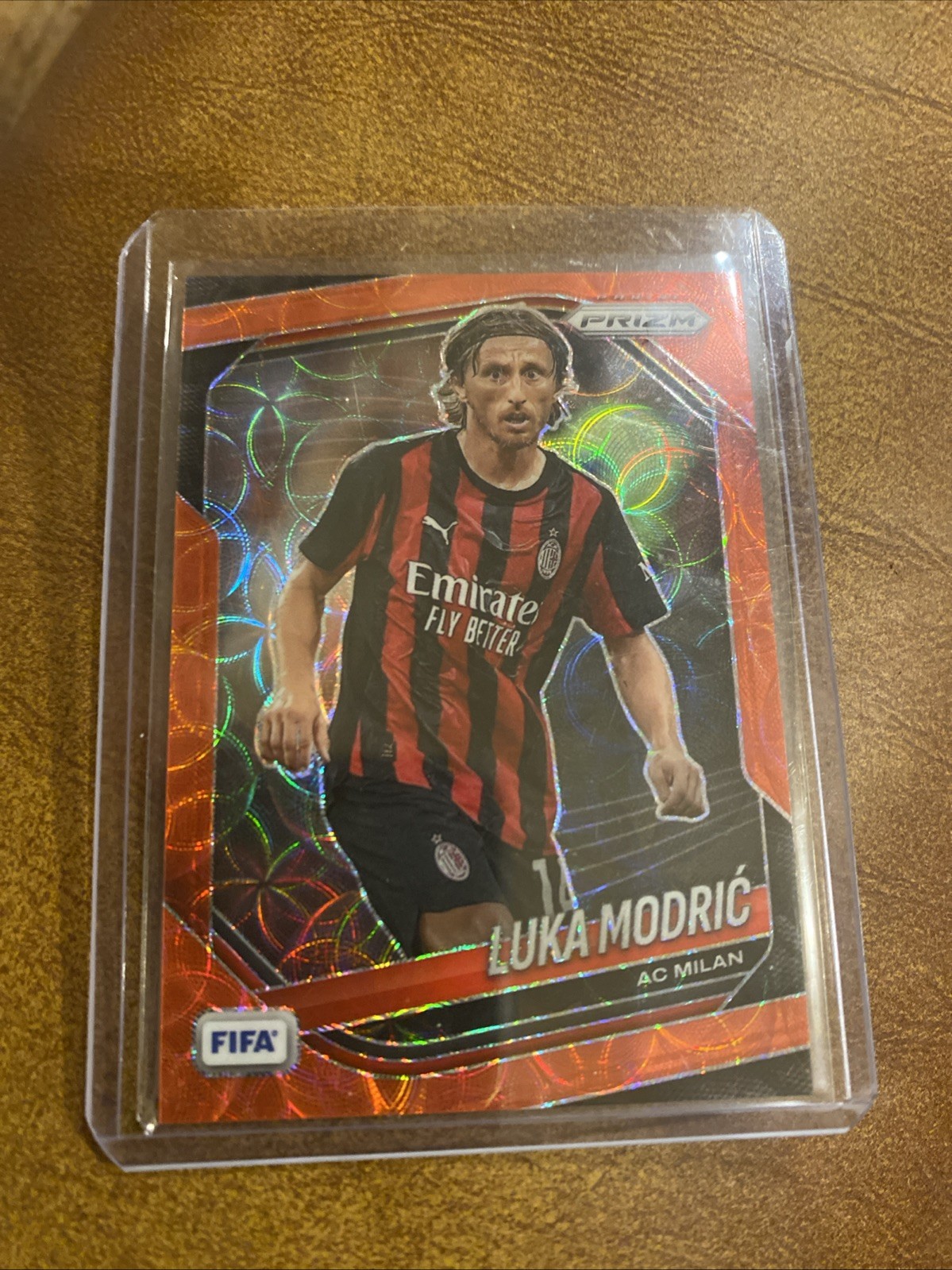 2025 Panini Prizm Fifa Luka Modric Red Scopes /88 view 2