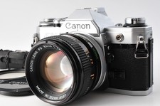 Near MINT Canon AE-1 35mm SLR Film Camera FD 50mm f/1.4 SSC MF Lens From JAPAN
