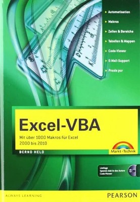Excel-VBA: Mit über 1000 Makros für Excel 2000 bis Buch Markt+Technik Verlag