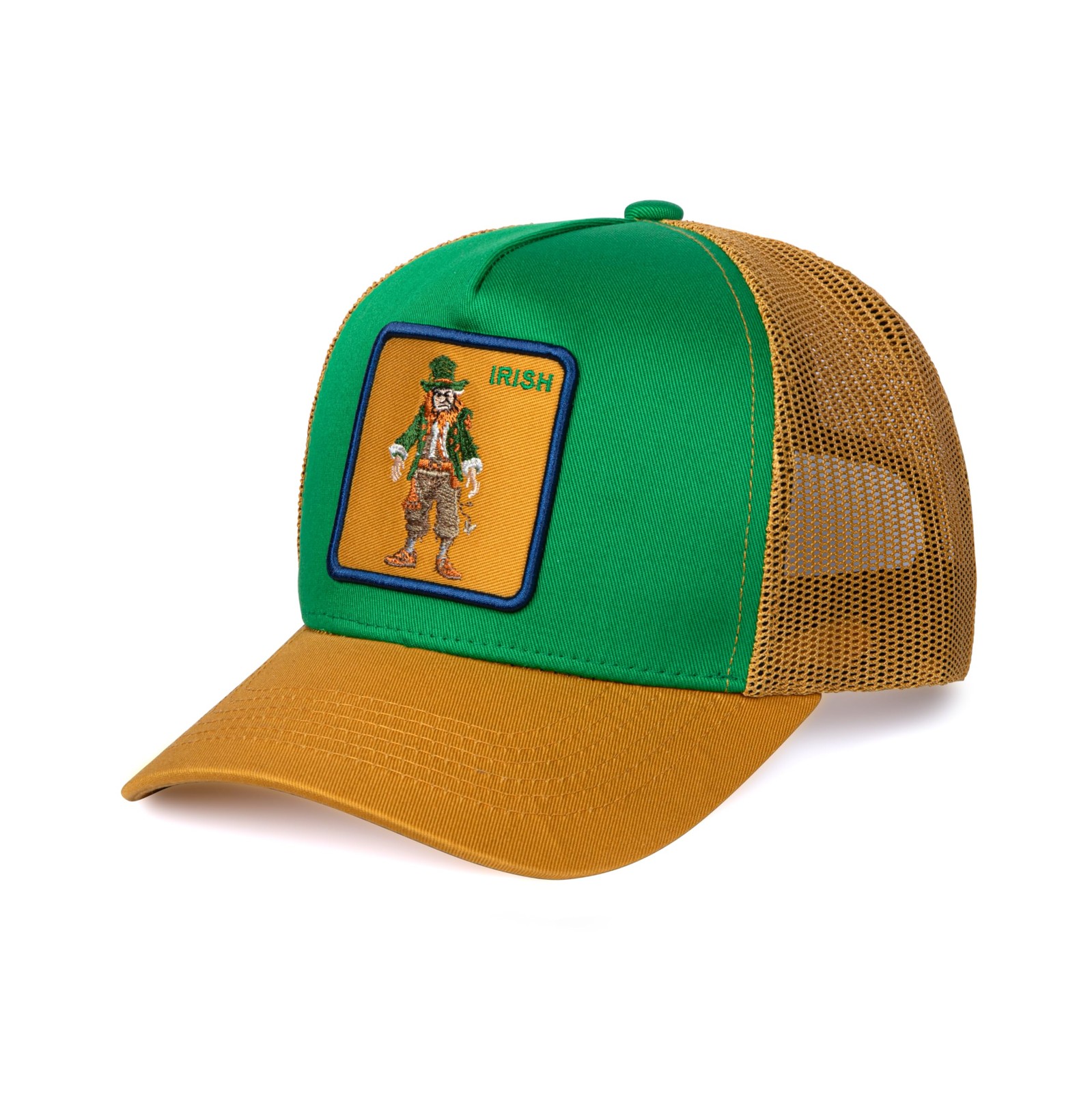 - Netted Snapback Baseball Cap With College Tea...