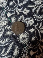 1826 King George IV 1 Farthing Copper Coin Great Britain