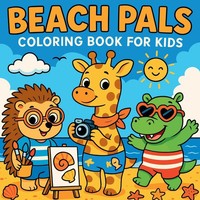 Chris Martin | Beachy Pals - Coloring Book For Kids | Taschenbuch | Englisch