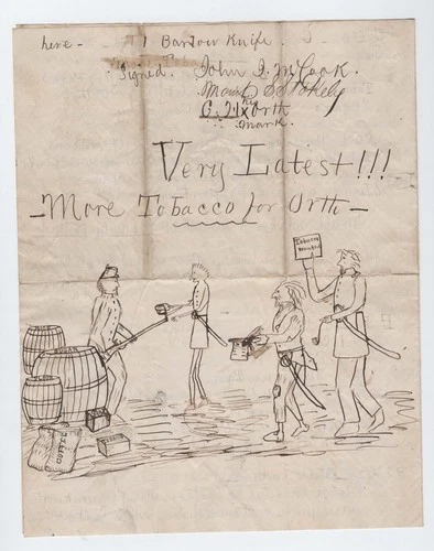 CIVIL WAR LETTER - 1st VA Infantry - 2 Weeks After Battle Philippi - SOLDIER ART