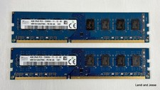 2-SK Hynix 4GB RAM 2Rx8 PC3-12800U-11-12-B1 HMT351U6CFR8C-PB NO AA