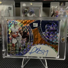 2023 Panini Spectra - Champion Signatures Neon Orange Prizm Plaxico Burress /10 