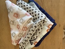 Four Drake's Pocket Squares