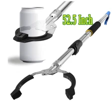 Trash Picker Upper Grabber Heavy Duty, 52.5" Grabber Reacher Tool Heavy Duty for