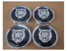 New Jaguar Wheel Emblem Badge Set Of 4pcs Silver Head Black Background Mxd6249ca New Jaguar Wheel Emblem Badge Set Of 4pcs Silver Head Black Background Mxd6249ca