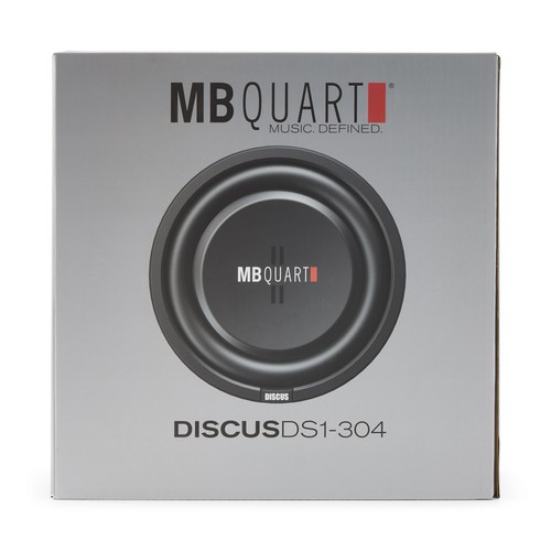 MB Quart DS1-304 400 Watt 12 Inch Slim Shallow Subwoofer Car/Truck DVC ...