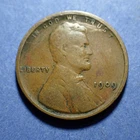 1909 Lincoln cent  Abt. VF details