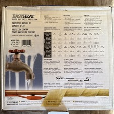 Easy Heat 60ft Heat Cable AHB-160 EasyHeat Electric Water Pipe Freeze Protection