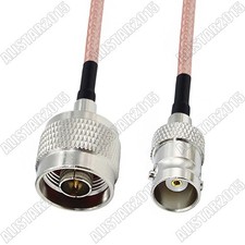 BNC Female Jack to N Male Plug Straight Connector RF Pigtail Coaxial Cable RG316