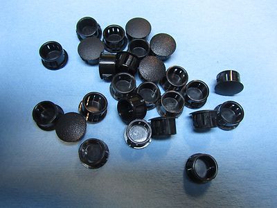 Lot of 50 Hole plugs HEYCO 2653 snap in Locking-button cover for .562 Hole