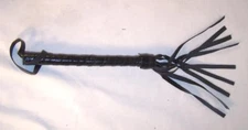 SMALLCAT O NINE TAIL WHIP horse  training whips flogger NEW leather braided nice