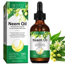 Neem Oil, Anti Aging Oil, reduces fine lines, nourishes skin, Healthy Hair Scalp