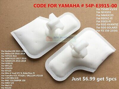 5pcs Strainer Fuel Pump Filter For Yamaha Y15zr Namx155 Egolc Fi Nvx155 Aerox155 Ebay