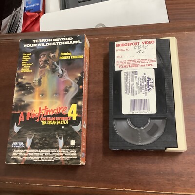 A Nightmare on Elm Street 4: The Dream Master BETAMAX Beta 1988 MEDIA (RARE)