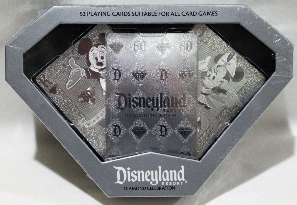 Disneyland 60th Anniversary Playing Cards Diamond Celebration