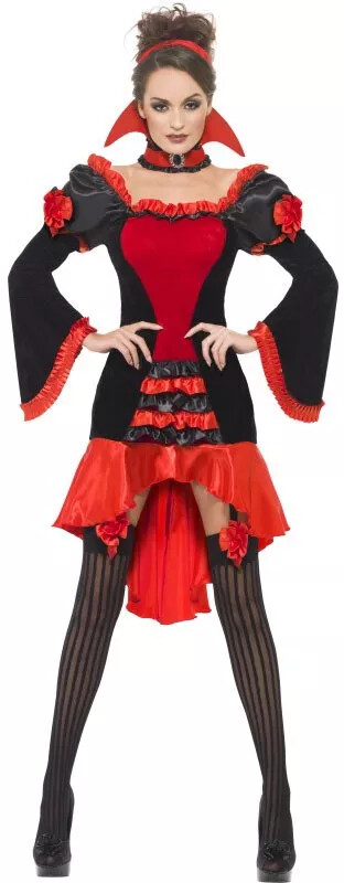 Vampiress Horror & Gothic Boudoir Costumes Halloween For Women Small