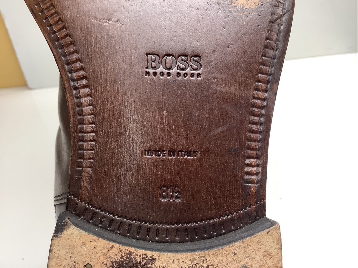 MENS BOSS BY HUGO BOSS CASUAL BROWN BOOTS SIZE 8.5 D | eBay display picture 1
