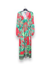Anthropologie Farm Rio Poppy Print Maxi Dress
