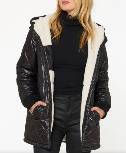 Sanctuary Womens Reversible Quilted 