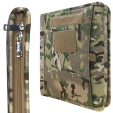 Tactical Notebook with Zippered Padfolio Ring Binder Paper Weatherproof Notepad