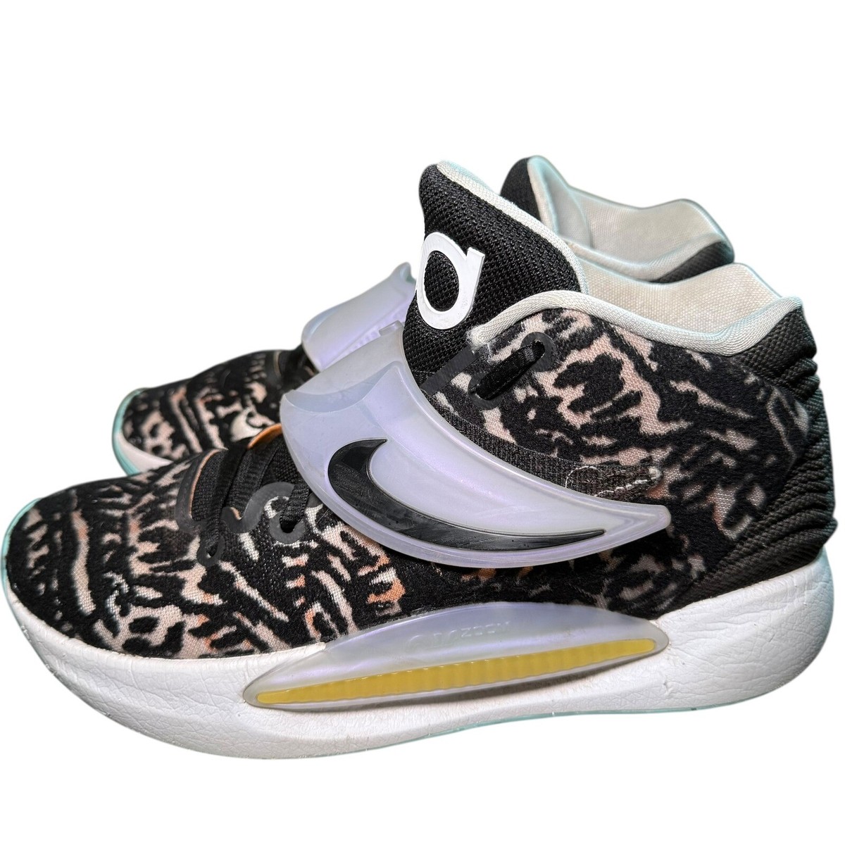 Size 7 - Nike KD 14 Black White for sale online | eBay