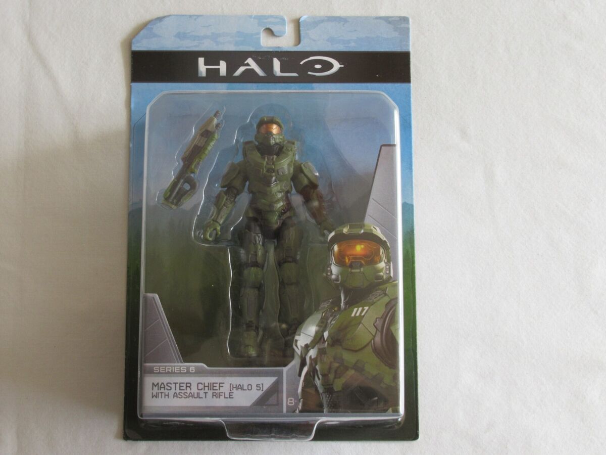 2022 Jazwares HALO INFINITE Series 6 MASTER CHIEF Figure With Assault Rifle  4"