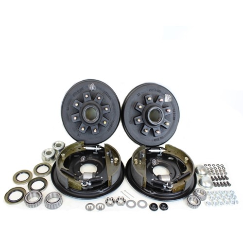 8 on 6.5 Trailer Hub Drum Kit w/ 12x2" Hydraulic Brakes for 7,000