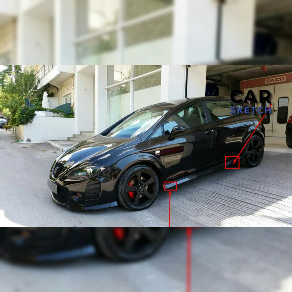 Seat Leon 1PL BTCC/Force Front Side faldón/Jacking Point Cover Derecha*1PL 853 918* Foto 3 de 4