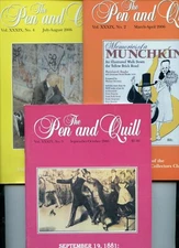 THE PEN & QUILL 2006 Lot of 3 Issues Autograph Collector Magazine 
