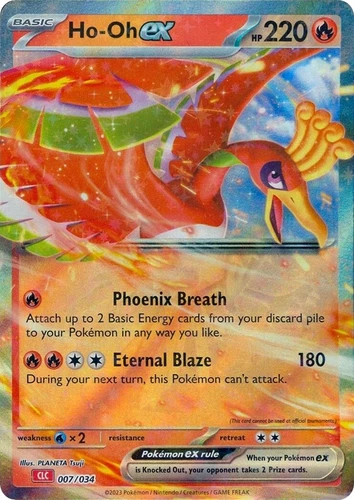 Ho-oh ex 007/034 Trading Card Game Classic