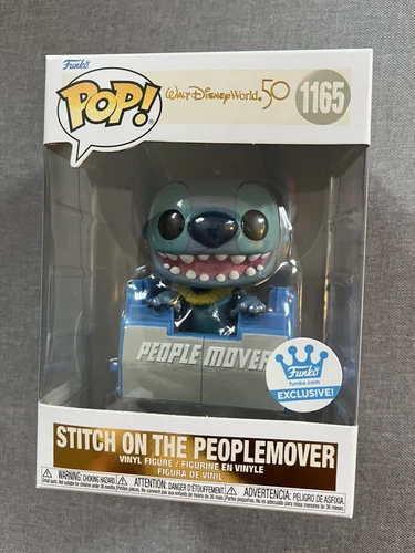 2021 Funko Shop POP! Exclusive Disney Stitch on the People Mover #1165 Vaulted