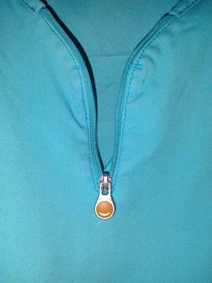 Code Happy Women's Bliss W/Certainty V-Neck Top, Teal, Size Large  View 2