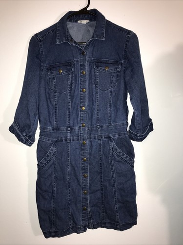 Cato Denim Size 4 Blue Jean Button Down 