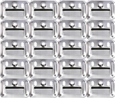 100Pcs Wall Buckle Furniture Clamp Z Clips for Hanging Wall Panel Connector